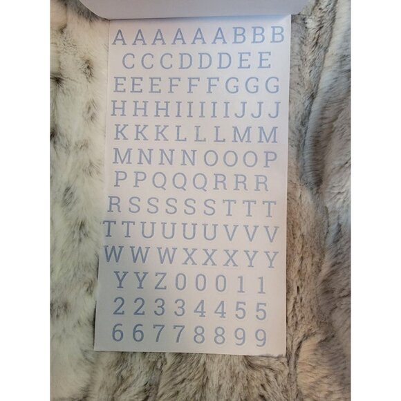 Sticker Book With Assorted Designs & Letters 6 Sheets 8.5" x 4.75" Decorati - Picture 3 of 4